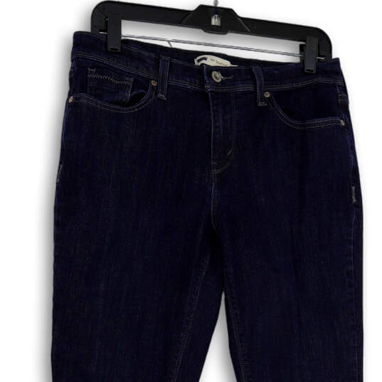 Womens Blue 515 Denim Dark Wash Pockets Stretch Bootcut Jeans Size 8L image number 3