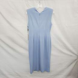 Calvin Klein Light Blue Sleeveless Midi Sheath Dress WM Size 4 NWT alternative image