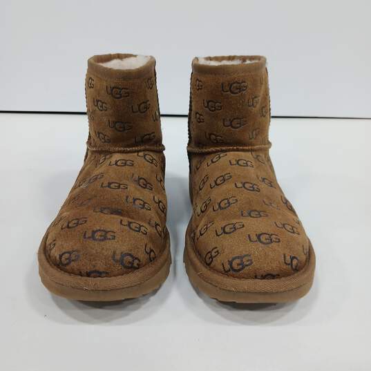UGG Teens' Brown Ankle Boots Size 6 image number 4