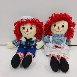 Raggedy Anne and Andy Plush Dolls