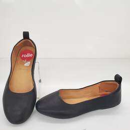 Rollie Black Ballet Shoes Women's Flat  Size 37