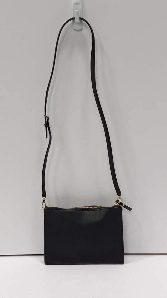 Kate Spade Black Cross-Grain Leather Crossbody/Shoulder Bag image number 2
