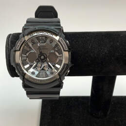 Designer Casio GA200BW Black Round Dial Chronograph Analog Wristwatch