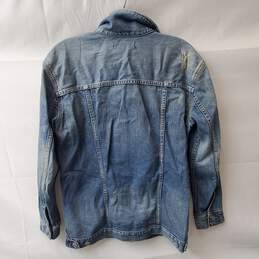 Madewell Blue Jean Jacket Size XXS alternative image