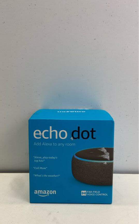 Amazon Echo Dot (3rd Generation) Smart Speaker - Charcoal image number 1