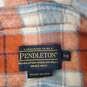 Pendleton Youth Blue & Orange Plaid 100% Virgin Wool Long Sleeve Shirt Size XS image number 3