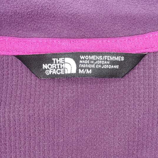 North Face Purple Soft Shell Jacket Size Medium image number 3