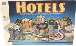 Vintage 1987 Milton Bradley MB HOTELS Real Estate Board Game