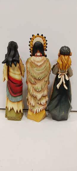 Bundle of 3 Assorted Thanksgiving Themed Statues alternative image