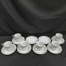 12pc Kentfield & Sawyer Tea Cup & Saucers Set