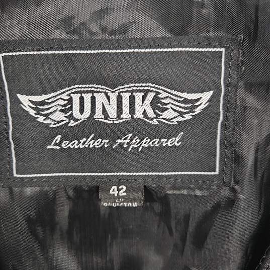 Unik Leather Apparel Black Vest image number 3