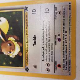 Pokemon TCG 1st Edition Rare Eevee Team Rocket Card Mint alternative image