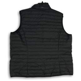 NWT Eddie Bauer Womens Black Microlight Down Full-Zip Puffer Vest Size XXL alternative image