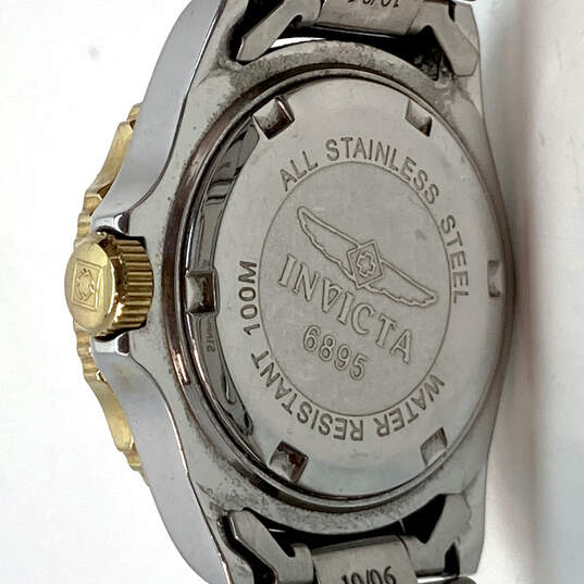 Designer Invicta Pro Diver 6895 Stainless Steel Band Analog Wristwatch image number 5