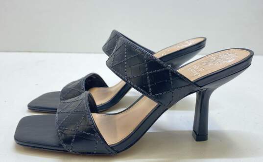 Vince Camuto Cherzel Black Slip-On Sandal Pumps Women's Size 7.5 image number 1