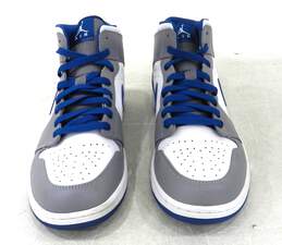 Air Jordan 1 Mid Cement True Blue Men's Shoe Size 12
