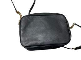 Wide Black MK Shoulder Bag alternative image
