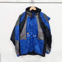 Marker Blue Rain Jacket Size S