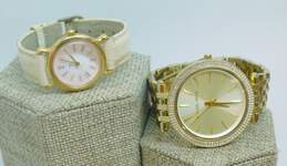 Michael Kors and Guess Gold Tone Designer Quartz Watches