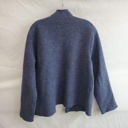 Eileen Fisher Full Zip Wool Sweater Jacket Women's Size M alternative image