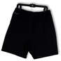 NWT Mens Black Elastic Waist Drawstring Slash Pocket Sweat Shorts Size L image number 2
