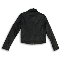 Blank NYC Womens Black Long Sleeve Full-Zip Motorcycle Jacket Size Small alternative image