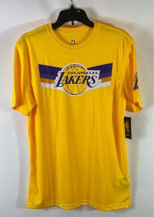 NBA Yellow L.A. Lakers Graphic Tee - Size Medium image number 1