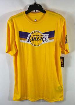 NBA Yellow L.A. Lakers Graphic Tee - Size Medium