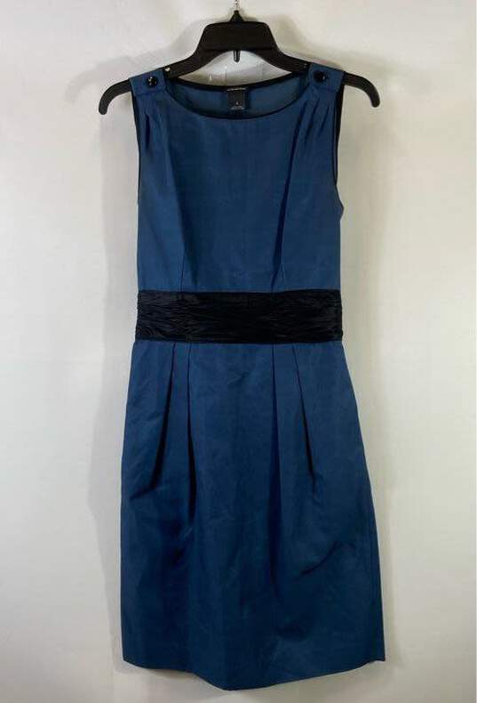 Club Monaco Blue Casual Dress - Size 4 image number 1