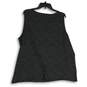 Chico's Womens Black White Dotted Round Neck Sleeveless Tank Top Size 3 image number 2