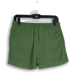 J. Crew Womens Green Elastic Drawstring Waist Slash Pocket Sweat Shorts Size XS alternative image