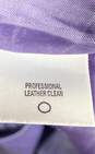 Roaman's Women Purple Leather Trench Coat XL image number 4