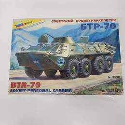 SEALED BTR-70 Soviet Personal Carrier 1.35 Scale No. 3556 / Made in Russia
