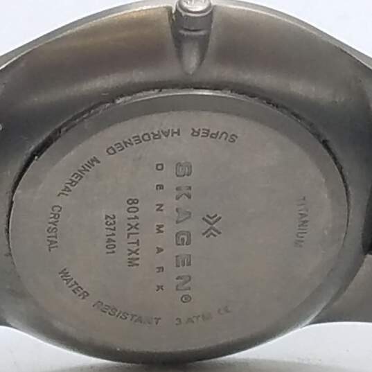 Men's Skagen Ultra Thin, 801xltxm Titanium Stainless Steel Watch image number 8