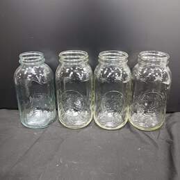 Bundle of 4 Assorted Clear Ball Canning Jars alternative image