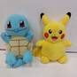 Pikachu & Squirtle Build-A-Bear Plushies image number 1