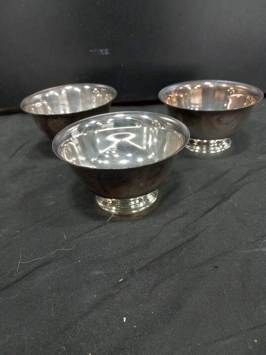 Paul Revere & I.S. Silver Plated Bowls Assorted 6pc Lot image number 5