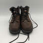 Mens Pit Boss 6 Brown Leather Round Toe Lace Up Work Boots Size 9 image number 1