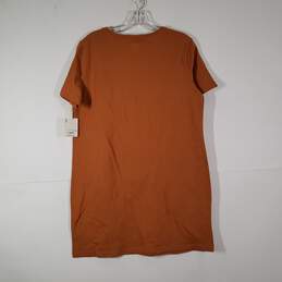 NWT Womens Crew Neck Short Sleeve Chest Pocket Pullover T-Shirt Size Large alternative image