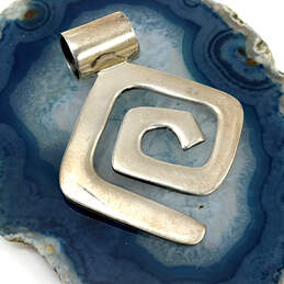 Designer Silpada 925 Sterling Silver Gorgeous Geometric Maze Chain Pendant