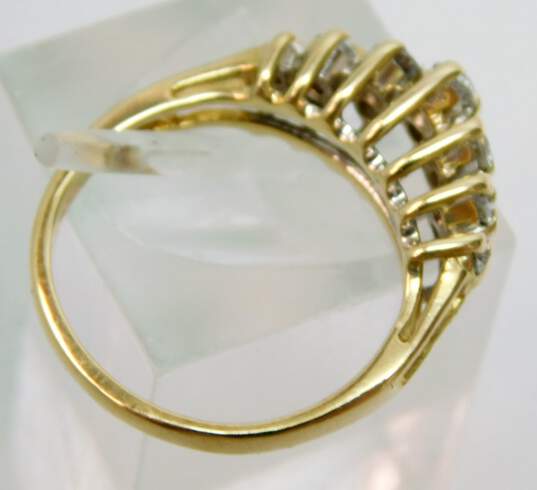 14K Yellow Gold 0.46 CTTW Diamond Ring 2.6g image number 2