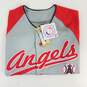 Men's Dynasty Anaheim Angels Red + Grey Jersey Sz. M NWT image number 4
