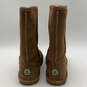 Womens Emma Hickory II Tan Suede Round Toe Pull-On Snow Boot Size 11 image number 5