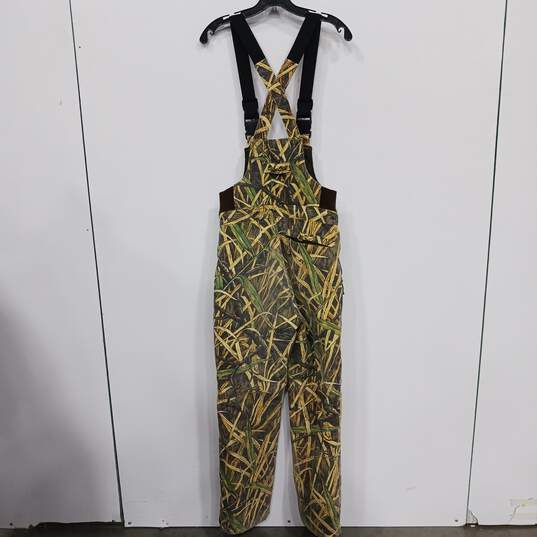 Cabela's Women's Multicolor Camouflage Adjustable Strap Straight Leg Bib Pants Size M Reg image number 2