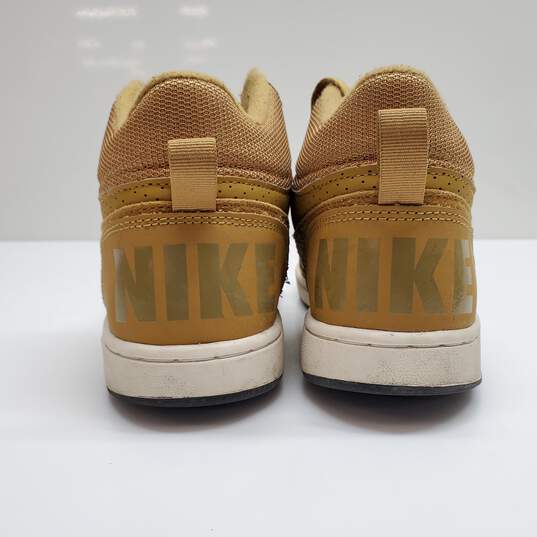 NIKE COURT BOROUGH MID (GS BOYS) 'WHEAT'  839977-701 SIZE 5.5Y image number 4