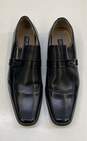 Stacy Adams Beau Black Moc Toe Metal Buckle Loafer Dress Shoes Men's Size 10 image number 5