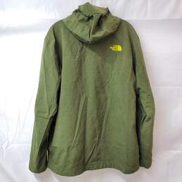 The North Face Green Full Zip Hooded Waterproof Rain Coat Jacket Men's Size L alternative image
