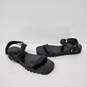 Anthropologie Fiona WM's Sport Black Leather Strap Sandals Size 37 / 5.5 U.S. image number 3