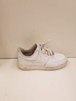Nike Air Force 1 Low Triple White Sneakers DD8959-100 Size 8