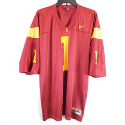 Nike Men Red USC Trojans #1 Jersey XL
